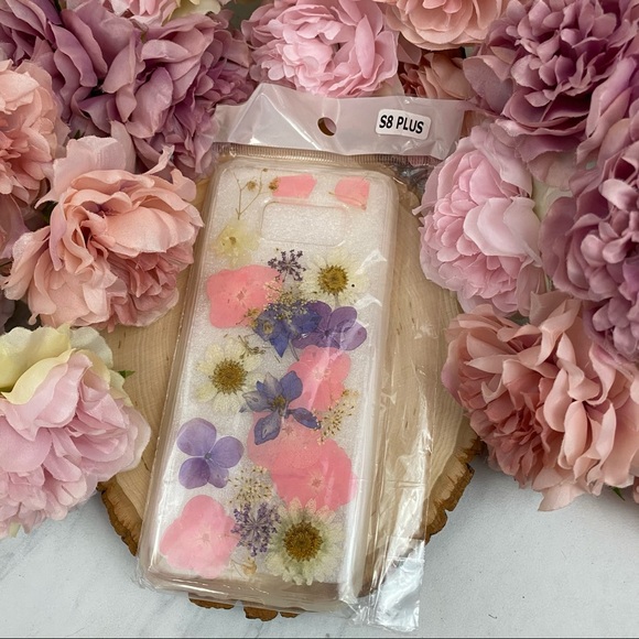 Beautiful Hand Pressed Flower Samsung Galaxy Note 9 Phone Case - Picture 8 of 15